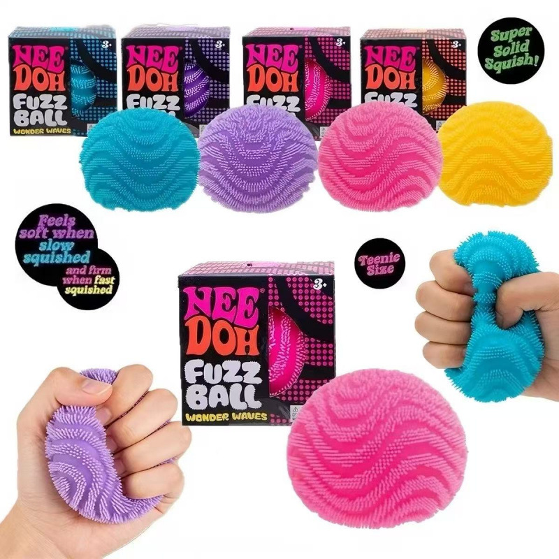 Spike Ball Game - Needoh Squishy Wave Ball, Pelota de